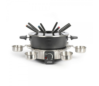 Livoo DOC264 appareil à fondue, raclette et wok 1,8 L 8 personne(s)