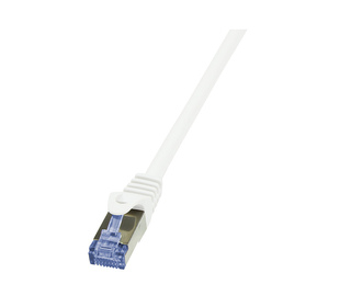 LogiLink 2m Cat.6A 10G S/FTP câble de réseau Blanc Cat6a S/FTP (S-STP)