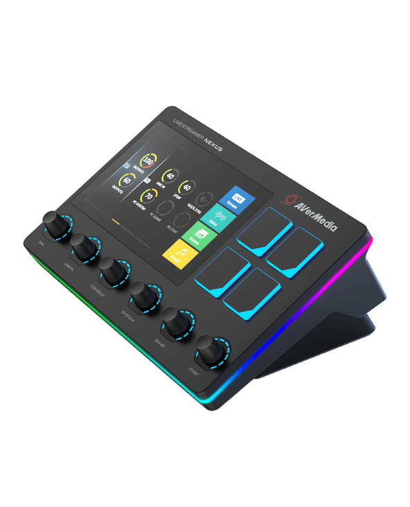 AVerMedia AX310 table de mixage audio 3 canaux 10 - 20000 Hz Noir