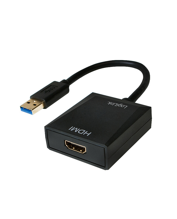 LogiLink UA0233 adaptateur graphique USB 1920 x 1080 pixels Noir