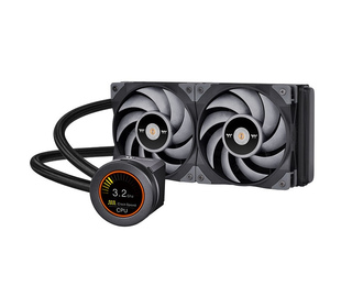 Thermaltake CL-W322-PL12GM-B système de refroidissement d’ordinateur Processeur Refroidisseur de liquide tout-en-un 12 cm Noir, 
