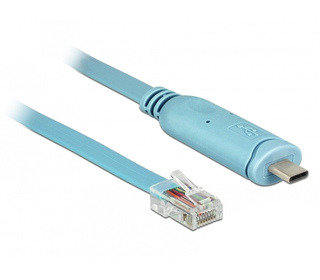 DeLOCK 63914 câble Série Bleu 3 m USB Type-C RJ45