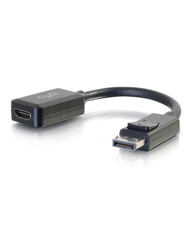 C2G 20 cm Convertisseur adaptateur DisplayPortTM mâle vers HDMI femelle – Noir