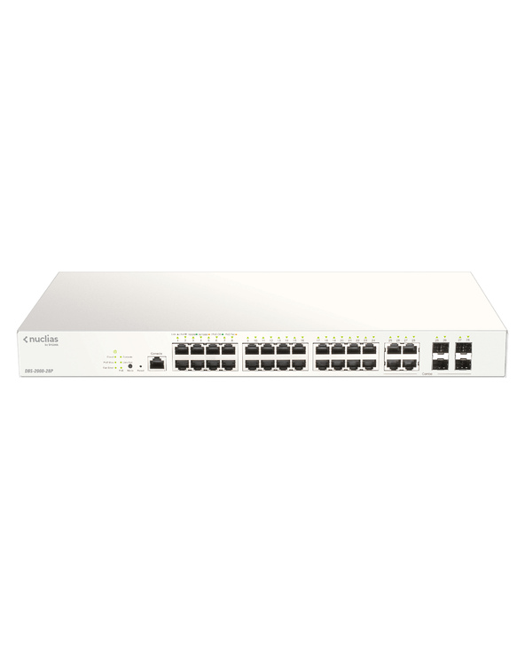D-Link DBS-2000-28P commutateur réseau Géré L2 Gigabit Ethernet (10/100/1000) Connexion Ethernet, su