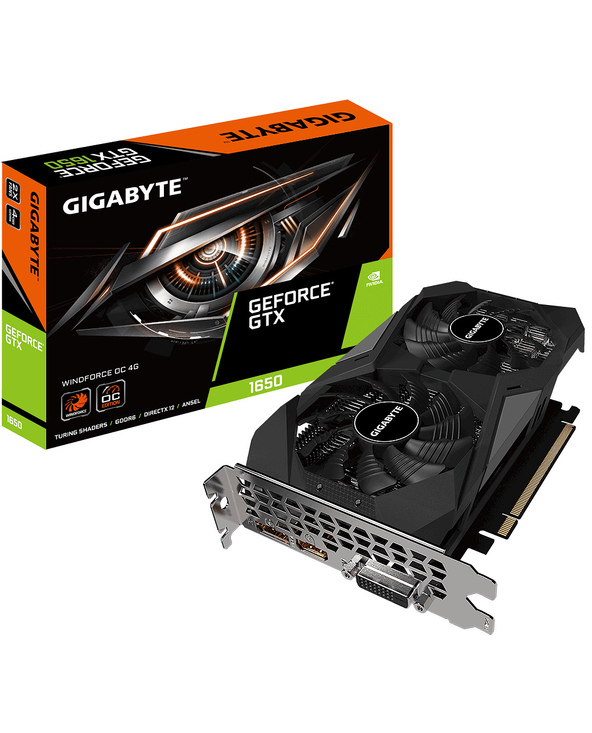 Gigabyte GV-N1656WF2OC-4GD carte graphique NVIDIA GeForce GTX 1650 4 Go GDDR6