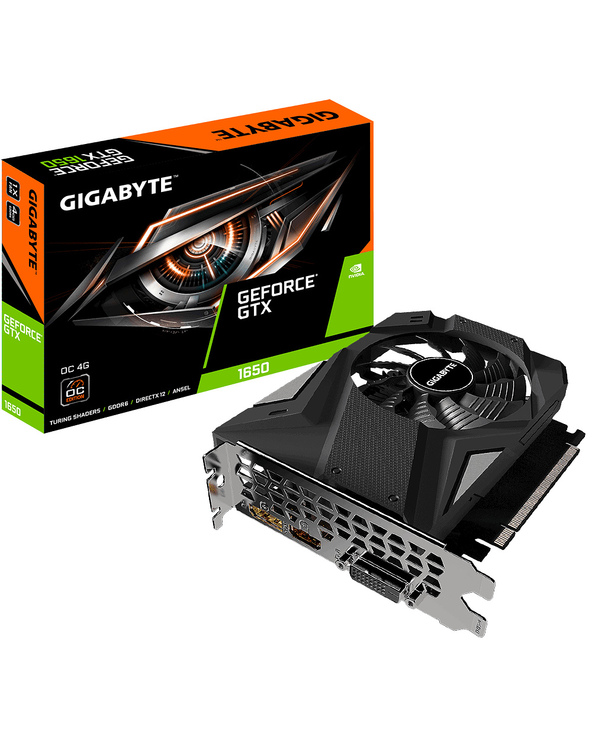 Gigabyte GV-N1656OC-4GD carte graphique NVIDIA GeForce GTX 1650 4 Go GDDR6