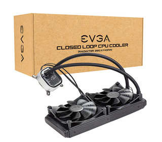EVGA 400-HY-CL28-V1 système de refroidissement d’ordinateur Processeur Refroidisseur de liquide tout-en-un 24 cm Noir