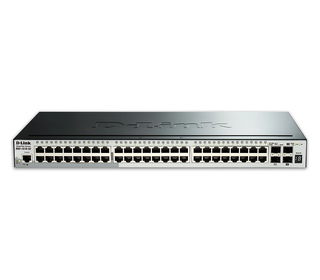 D-Link DGS-1510-52X commutateur réseau Géré L3 Gigabit Ethernet (10/100/1000) 1U Noir