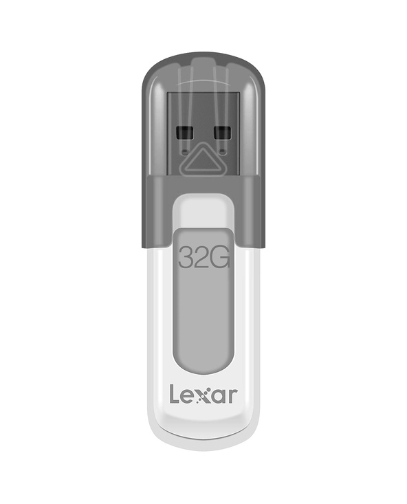 Lexar JumpDrive V100 lecteur USB flash 32 Go USB Type-A 3.2 Gen 1 (3.1 Gen 1) Gris, Blanc
