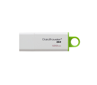 Kingston Technology DataTraveler G4 lecteur USB flash 128 Go USB Type-A 3.2 Gen 1 (3.1 Gen 1) Vert, Blanc