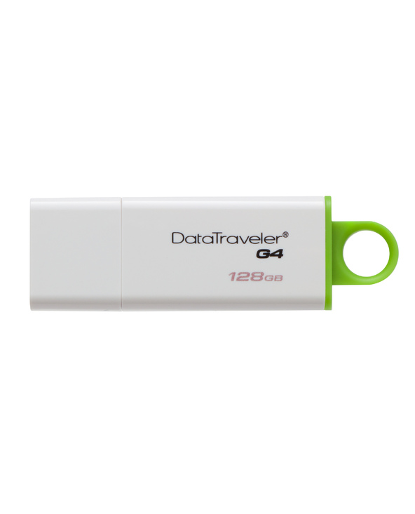 Kingston Technology DataTraveler G4 lecteur USB flash 128 Go USB Type-A 3.2 Gen 1 (3.1 Gen 1) Vert, Blanc