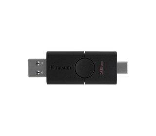 Kingston Technology DataTraveler Duo lecteur USB flash 32 Go USB Type-A / USB Type-C 3.2 Gen 1 (3.1 Gen 1) Noir