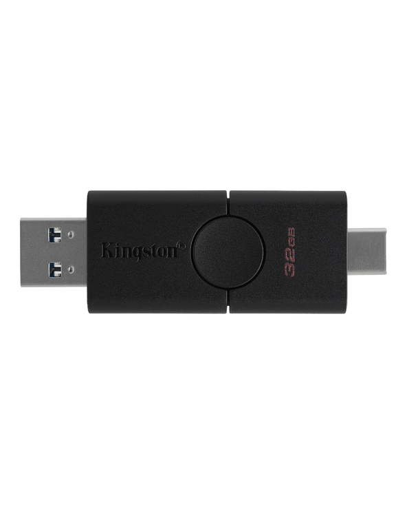 Kingston Technology DataTraveler Duo lecteur USB flash 32 Go USB Type-A / USB Type-C 3.2 Gen 1 (3.1 Gen 1) Noir