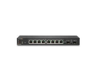 SonicWall SWS12-8 Géré L2 Gigabit Ethernet (10/100/1000) Noir
