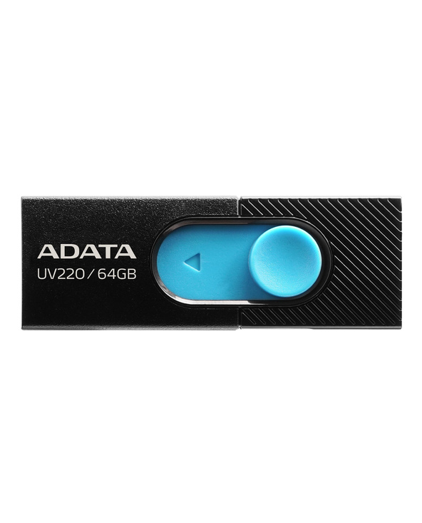 ADATA UV220 lecteur USB flash 64 Go USB Type-A 2.0 Noir, Bleu