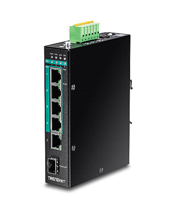 Trendnet TI-PG541i Géré L2+ Gigabit Ethernet (10/100/1000) Connexion Ethernet, supportant l'alimentation via ce port (PoE) Noir