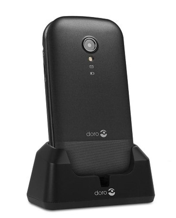 Doro 2404 6,1 cm (2.4") 100 g Noir Téléphone numérique