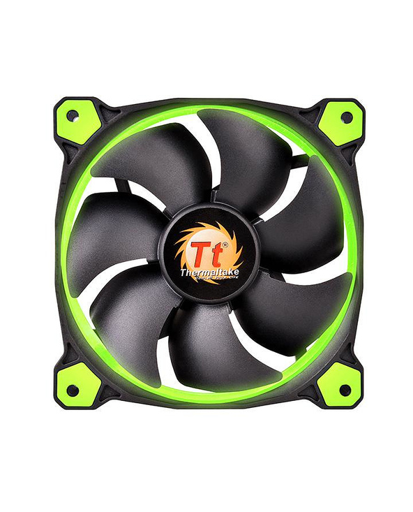 Thermaltake Riing 12 Boitier PC Ventilateur 12 cm Noir, Vert