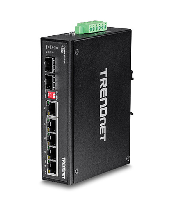 Trendnet TI-G62 commutateur réseau Non-géré L2 Gigabit Ethernet (10/100/1000) Noir