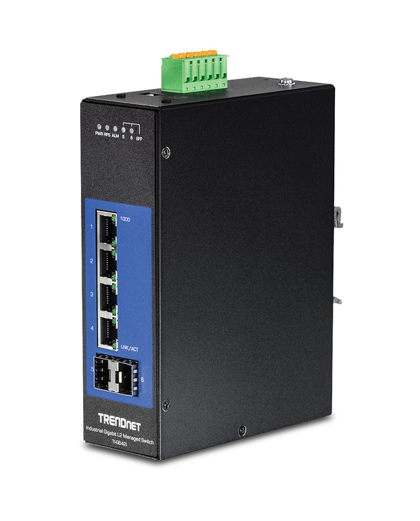 Trendnet TI-G642i Géré L2 Gigabit Ethernet (10/100/1000) Noir