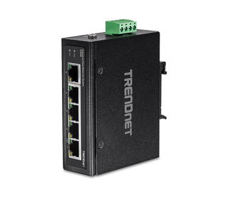 Trendnet TI-E50 commutateur réseau Non-géré Fast Ethernet (10/100) Noir