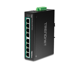 Trendnet TI-PE80 commutateur réseau Non-géré Fast Ethernet (10/100) Connexion Ethernet, supportant l'alimentation via ce port (P