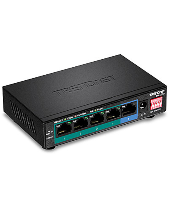 Trendnet TPE-LG50 commutateur réseau Non-géré Gigabit Ethernet (10/100/1000) Connexion Ethernet, supportant l'alimentation via c