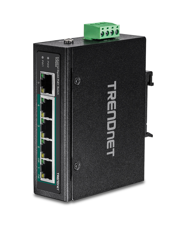 Trendnet TI-PG50 commutateur réseau Non-géré Gigabit Ethernet (10/100/1000) Connexion Ethernet, supportant l'alimentation via ce