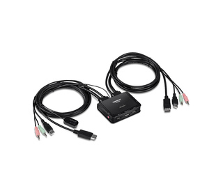 Trendnet TK-220DPI commutateur écran, clavier et souris Noir
