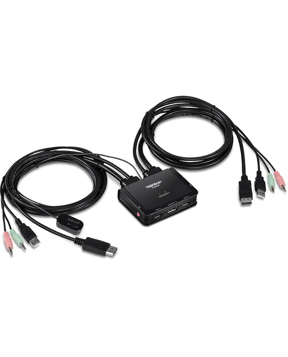 Trendnet TK-220DPI commutateur écran, clavier et souris Noir