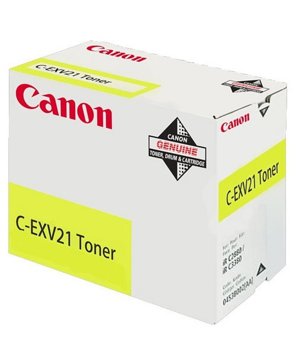Canon C-EXV21 Cartouche de toner 1 pièce(s) Original Jaune