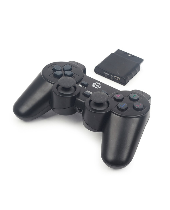 Gembird JPD-WDV-01 accessoire de jeux vidéo Noir RF Manette de jeu PC, Playstation 2, Playstation 3