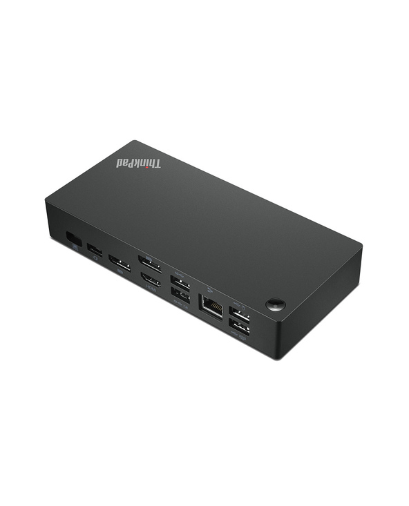 Lenovo 40AY0090UK station d'accueil Avec fil USB 3.2 Gen 1 (3.1 Gen 1) Type-C Noir
