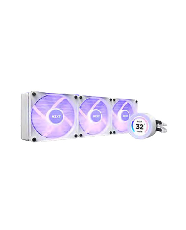 NZXT Kraken Elite 360 RGB Processeur Refroidisseur de liquide tout-en-un 12 cm Blanc 1 pièce(s)