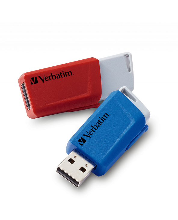 Verbatim Clés USB Store 'n' Click 2 x 32 Go Rouge / Bleu