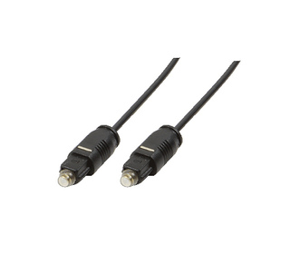 LogiLink Toslink - Toslink, 1.5m câble audio 1,5 m Noir