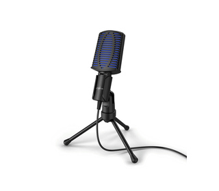 uRage Stream 100 Noir, Bleu Microphone de console de jeu