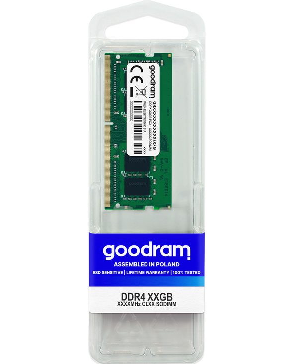 Goodram GR3200S464L22S/8G module de mémoire 8 Go 1 x 8 Go DDR4 3200 MHz