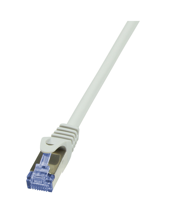 LogiLink 0.25m Cat.6A 10G S/FTP câble de réseau Gris 0,25 m Cat6a S/FTP (S-STP)