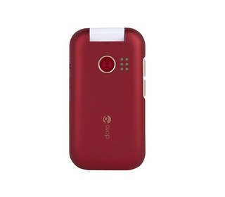 Doro 6060 blister Red/White 7,11 cm (2.8") 124 g Rouge, Blanc Téléphone numérique