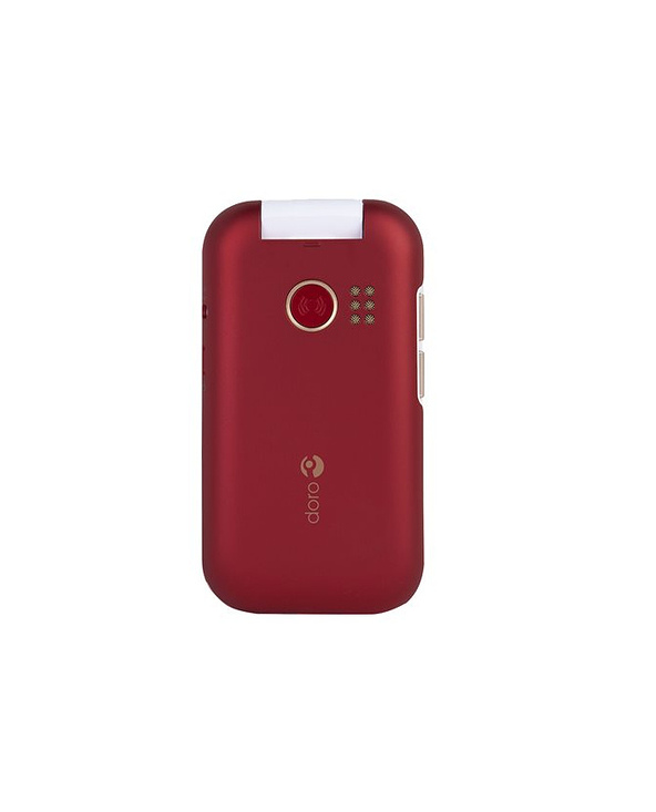 Doro 6060 blister Red/White 7,11 cm (2.8") 124 g Rouge, Blanc Téléphone numérique