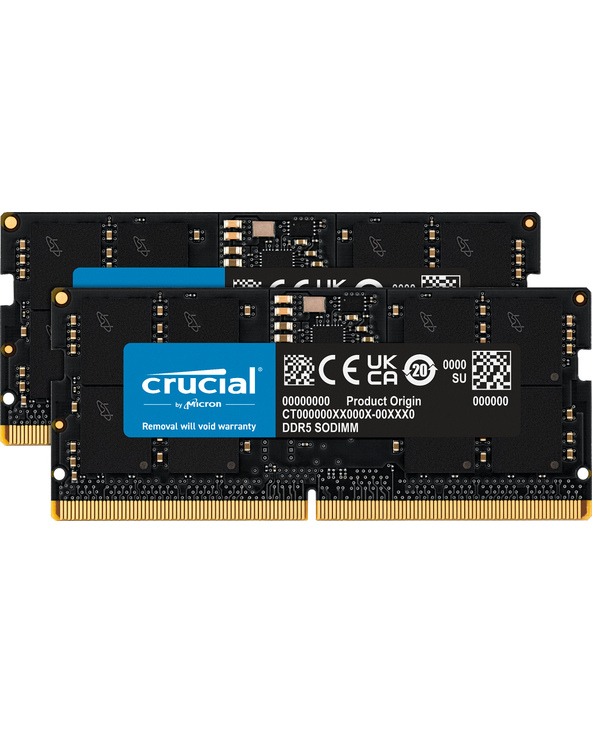 Crucial CT2K16G56C46S5 module de mémoire 32 Go 2 x 16 Go DDR5 5600 MHz ECC