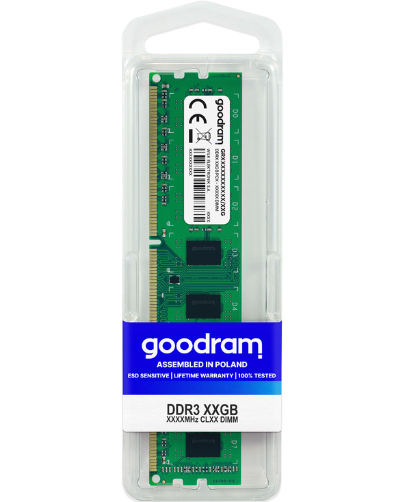 Goodram GR1600D364L11/8G module de mémoire 8 Go 1 x 8 Go DDR3 1600 MHz