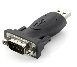 Equip 133382 changeur de genre de câble USB A RS-232 Noir