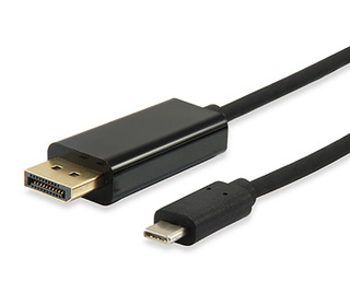 Equip 133467 câble vidéo et adaptateur 1,8 m USB Type-C DisplayPort Noir