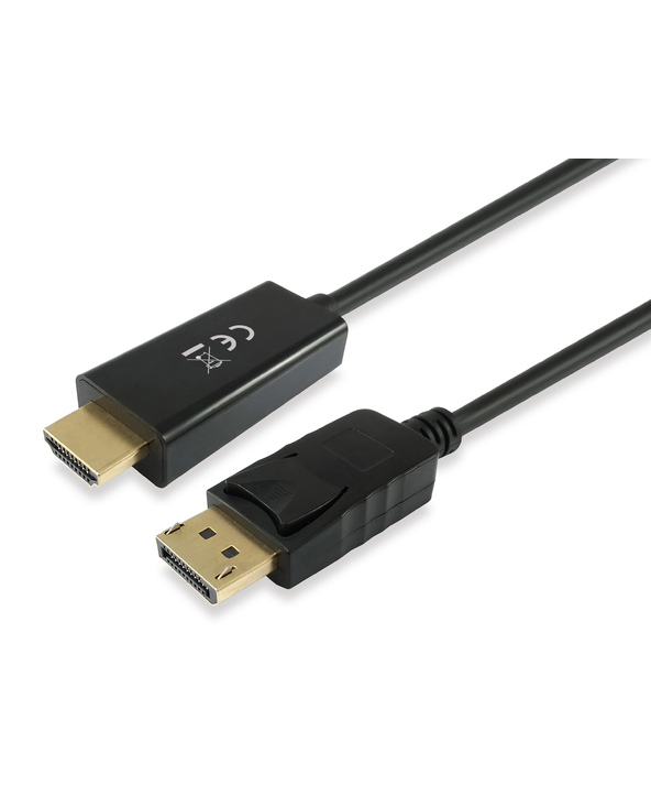 Equip 119391 câble vidéo et adaptateur 3 m DisplayPort HDMI Noir
