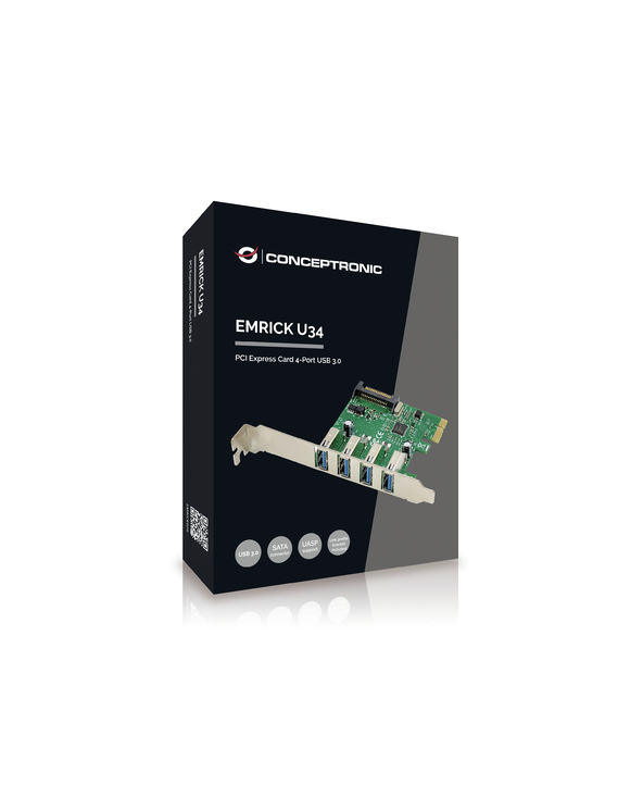 Conceptronic EMRICK02G carte et adaptateur d'interfaces Interne USB 3.2 Gen 1 (3.1 Gen 1)