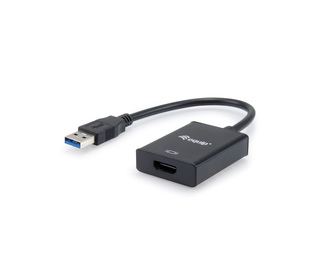 Equip 133385 adaptateur graphique USB 1920 x 1080 pixels Noir