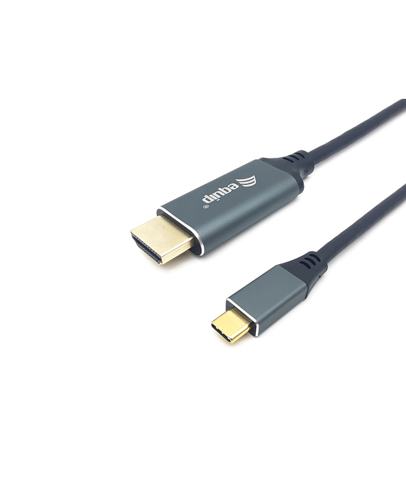 Equip 133417 câble vidéo et adaptateur 3 m USB Type-C HDMI Type A (Standard) Gris, Noir