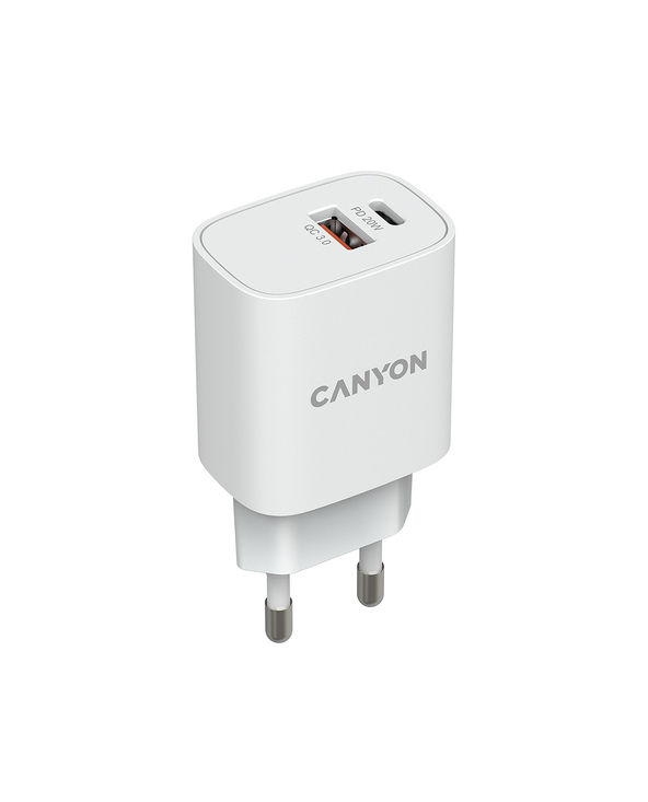 Canyon CNE-CHA20W04 chargeur d'appareils mobiles Blanc Intérieure